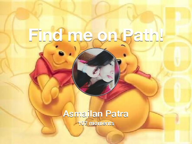 Asmailan08's tweet photo. I've shared 107 memories with my friends on #Path - see them now at https://t.co/tur5Wq4JAr! #thepersonalnetwork https://t.co/CKRMq3pqsY
