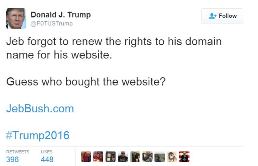 TekPerfect's tweet photo. Look into your neglected website—or else Donald Trump might take it! Make sure your website is secure and paid! https://t.co/psWWmSAxhT