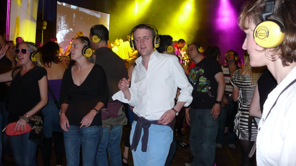 Cross off silent disco from your bucket list tomorrow night from 7-9 in Converse Attic (the castle res hall)!