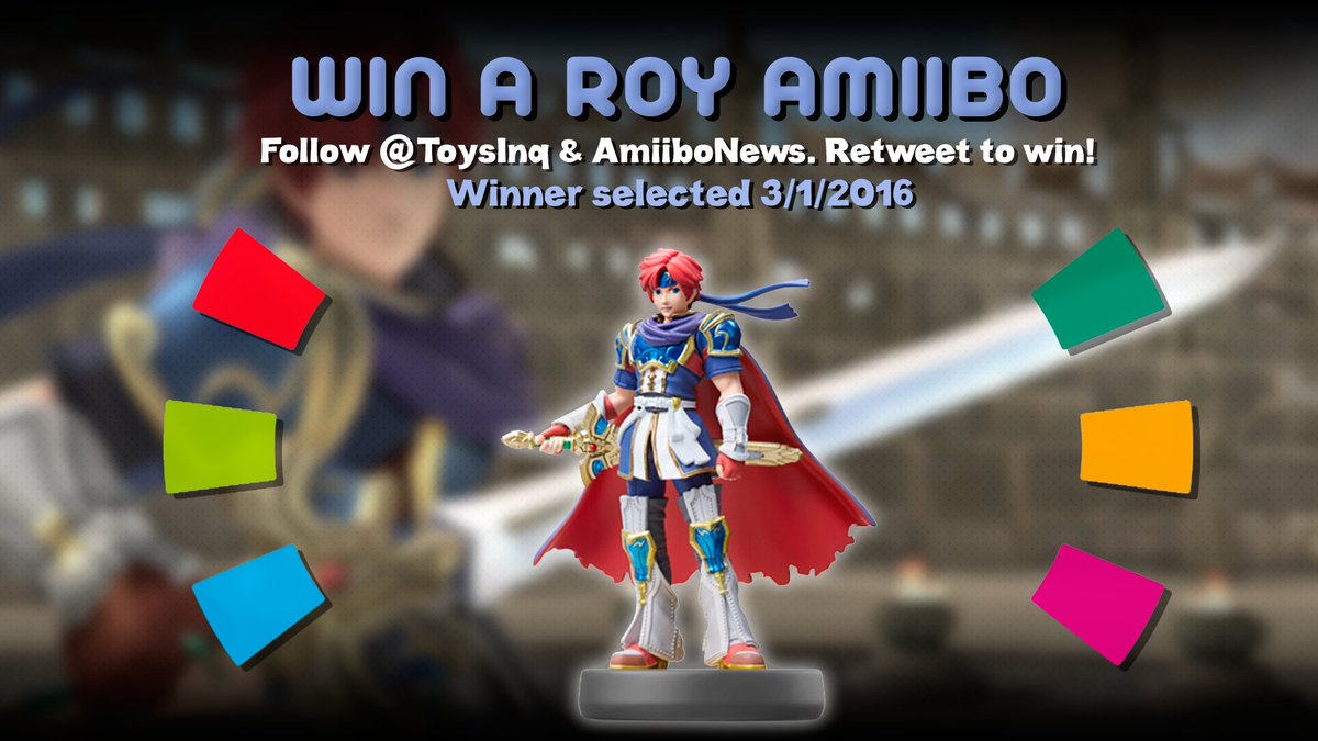 WireDeals's tweet image. Win a Roy amiibo from @AmiiboNews &amp;amp; Toys Inquirer! Follow and retweet to enter. Winner selected on 3/1. Good luck!