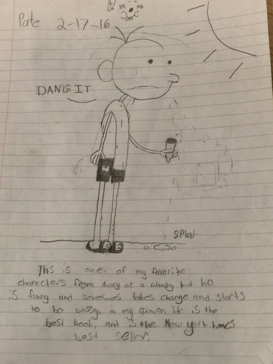 princeofFWTX's tweet photo. Raising a young book critic #dangit #justbecausehewantedto @wimpykid https://t.co/Lq5wFEAJ7s