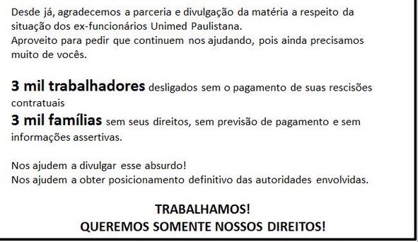 jmrg1's tweet photo. @CesarTralli @chico_pinheiro @rodrigobocardi  ajudem a gente! Retweetem! Obrigada! https://t.co/SLAcpzb0pg