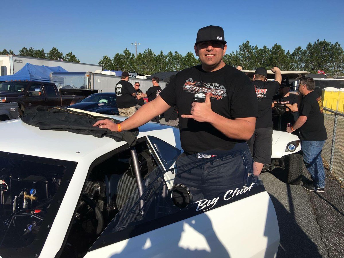 StOutFans's tweet photo. @BigChiefOKC in the lanes at #LightOut7 earlier today! #StreetOutlaws #TheCrowmod https://t.co/9t4QfXm2KJ