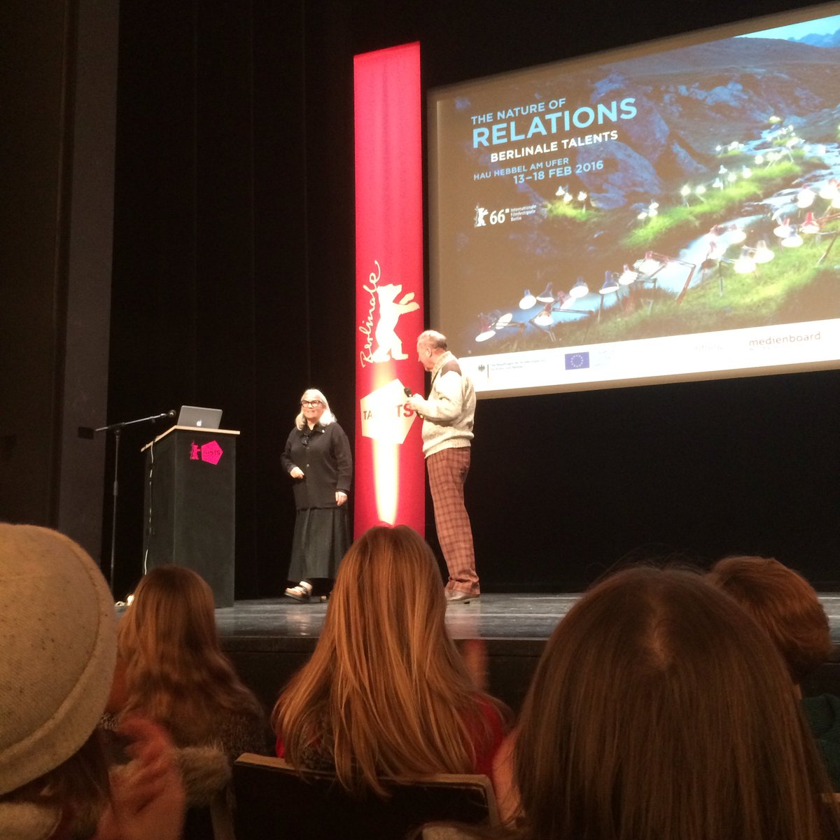 Studio_AVA_'s tweet photo. Brigitte Lacomb event at the #Berlinale today was an insightful retrospective of her work #Berlinale2016 https://t.co/jwI445uPan