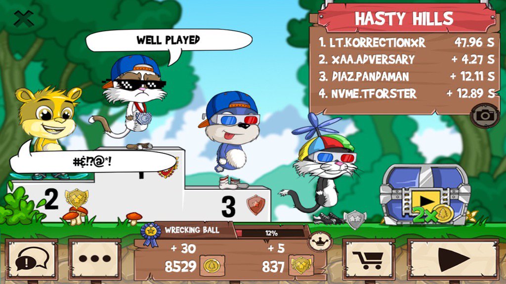 absoluteysl's tweet photo. Why were u teleporting lmao @Korrection_1 #funrun2 #KORRECTIONxR #Pandaman #Tforster https://t.co/E2PtqCYlgs