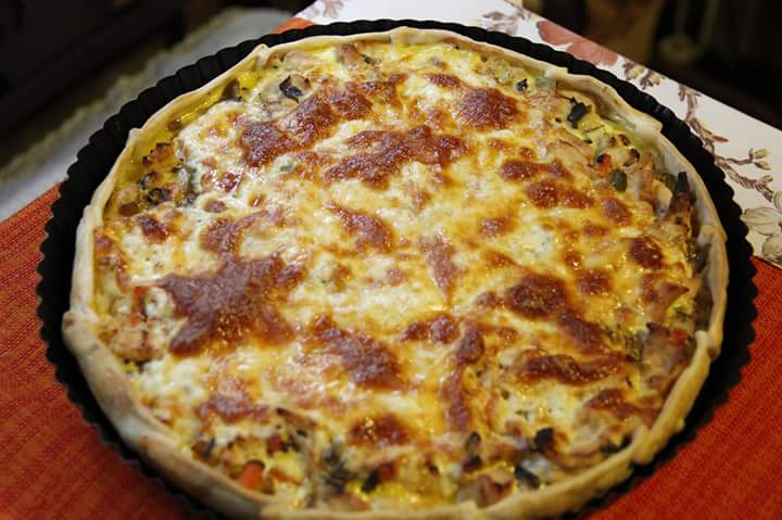 Tarta de Pollo Gratinado