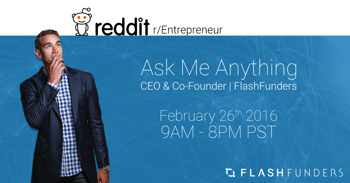 flashfunders's tweet photo. New #crowdfunding laws makes your loyal users just as important as #VCs. Learn more during our r/#Entrepreneur #AMA https://t.co/ppYrtfbYOm