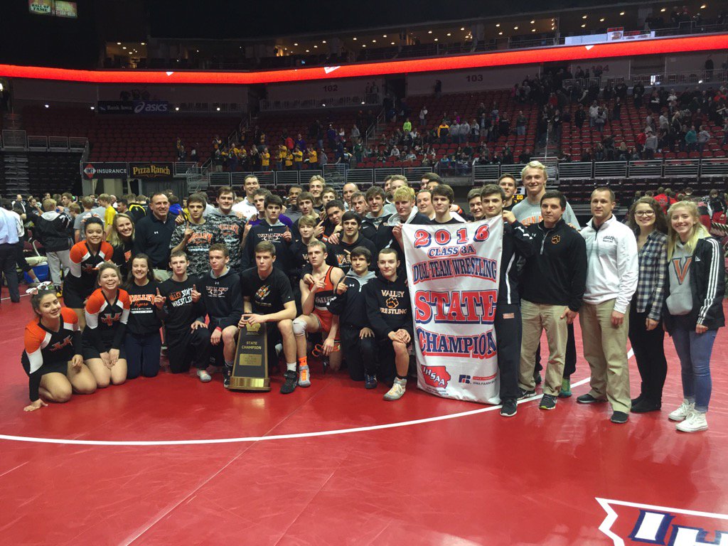 WDMVwrestling's tweet photo. Your 2016 3A State Dual Campions! #LetsGet1More https://t.co/IF2VBfcEfY