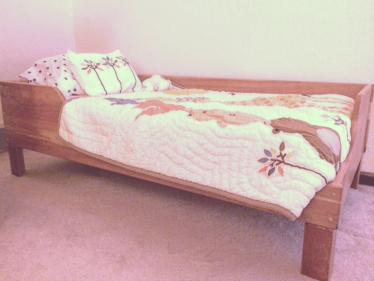 RustyDogStudio's tweet photo. Finished toddler's bed.
https://t.co/uEpW1Tl8ZG
#ToddlerBed #Woodworker #PGHmaker https://t.co/GY1GbZP9LE