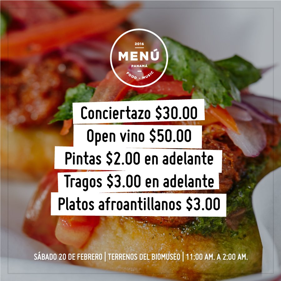 Menu Panamá tweet media
