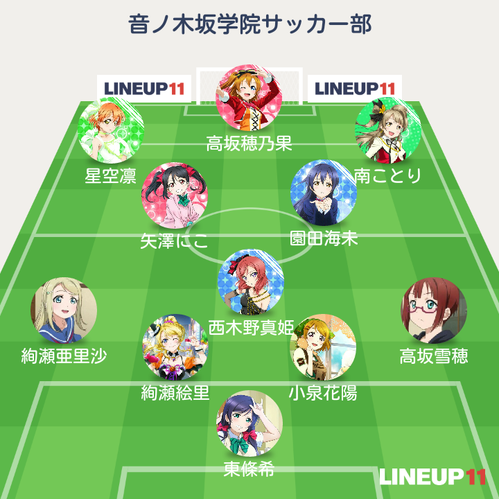 ラブライブメンバーでサッカーをしよう ラブライブメンバーでサッカーをしよう