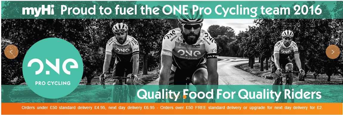 myhiprotein's tweet photo. We are proud to be fuelling the @ONEProCycling team #cyclefuel https://t.co/5njDKx1Jam