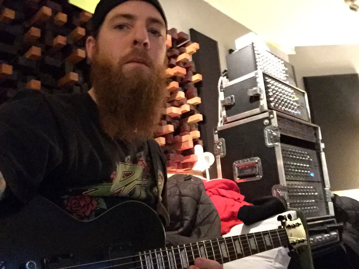 @CaymBeard about to lay down tracks for our new album