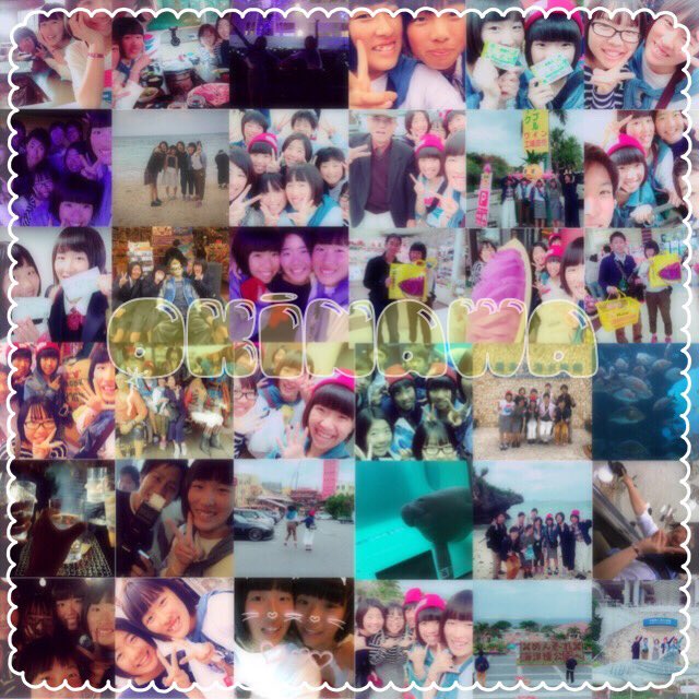 F_____0802's tweet photo. 修学旅行♡♡in 沖縄🌺 最高に楽しくて思い出いっぱいです꒰๑o̴̶̷᷄﹏o̴̶̷̥᷅๑꒱１つ楽しい行事が終わってしまって寂しいです😣津商がだいすき！津商最高！💖💖金曜日から現実とか無理⤵︎余韻に浸りすぎてます♡♡ https://t.co/9EzkvxihCg