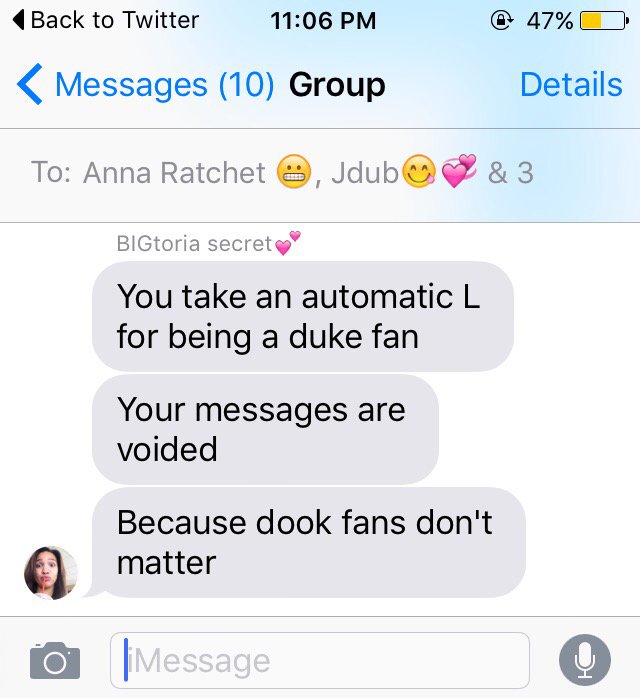 Safiyaaa_'s tweet photo. So much saltπ #sorryUNC #DukeNation https://t.co/VKVWw3UqlA
