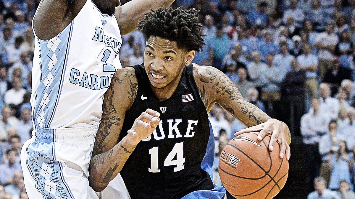 ESPNInsights's tweet photo. Brandon Ingram: only Duke player in the last 20 seasons with 20 points &amp; 10 rebounds in his 1st career game vs UNC https://t.co/Pn0dgdZInH