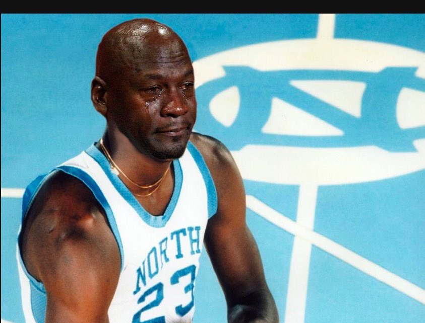 PoopeeBlakeney's tweet photo. No disrespect to MJ, but #Welp #DukevsUNC #LetsGoDuke #ripTmo https://t.co/dLnitAlfjV
