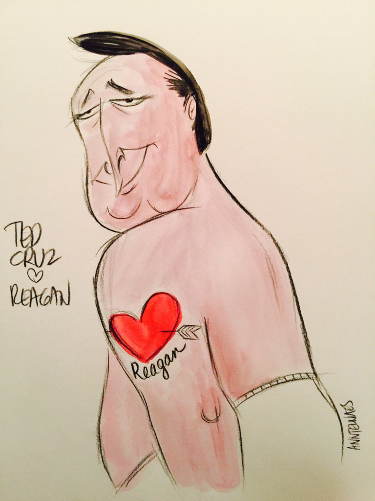 AnnTelnaes's tweet photo. Ted Cruz ❤️ Reagan #GOPTownHall https://t.co/xfdlLjTHk4