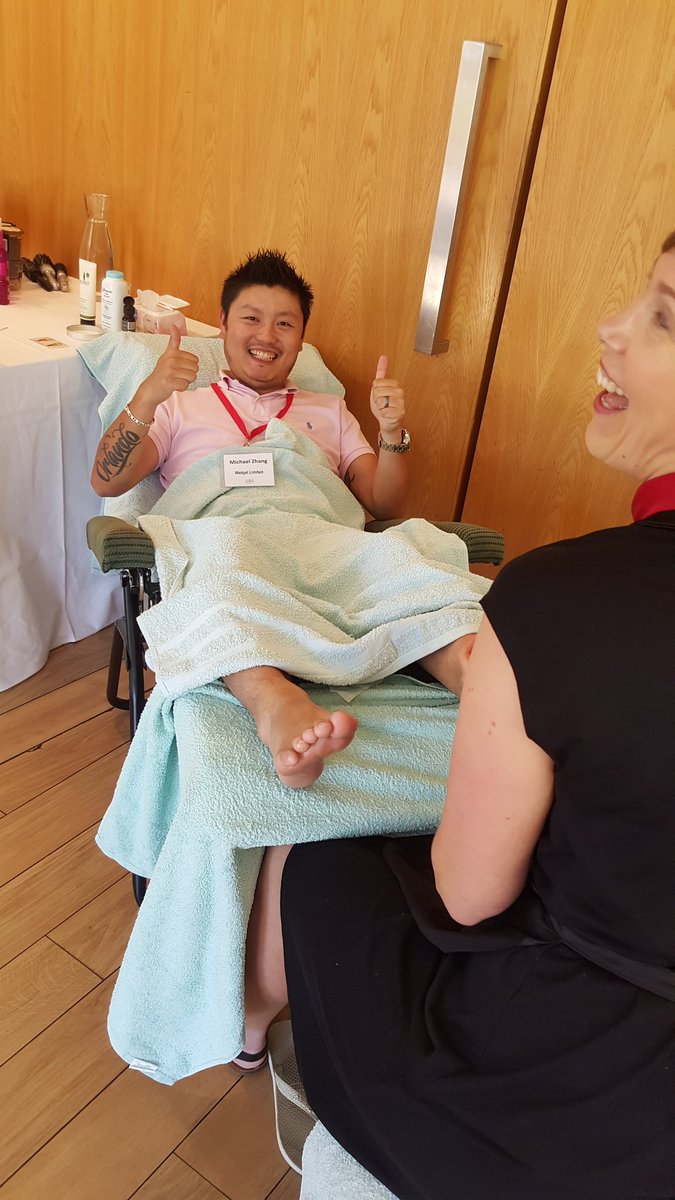 USAtraveltrade's tweet photo. Loving the foot massages and beaty treatments at the @VUSA_Australia  B2B. Thanks for organizing @BrandUSA AU. https://t.co/sqEn77gVEB