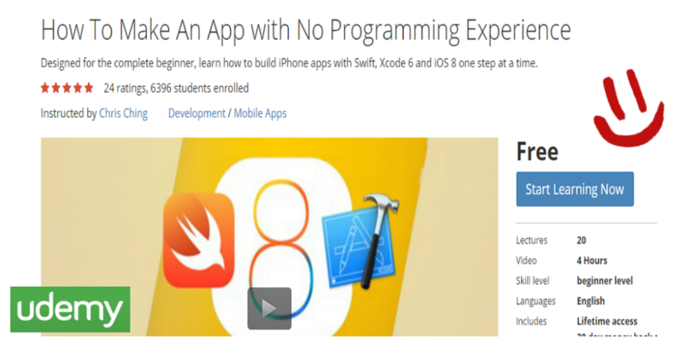 Get_it_Now_Sale's tweet photo. How To Make An App with No Programming Experience #udemy #ios #android #udemycoupons = https://t.co/vdO1CYh93c https://t.co/DjhKSW84eY