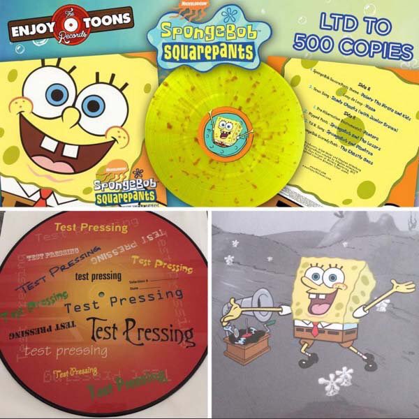 190846D's tweet image. Win a test pressing of the SpongeBob SquarePants vinyl LP via @EnjoyTheRideRES &amp;amp; @TheAVClub #AVSpongeBob.