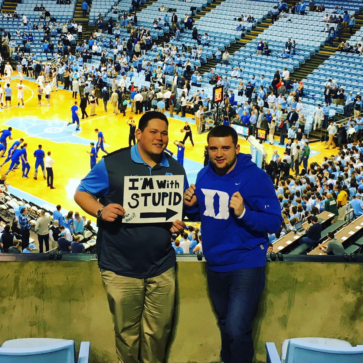 Hunna_Causey's tweet photo. Gotta love it #duke https://t.co/OpqlcrcJ7a