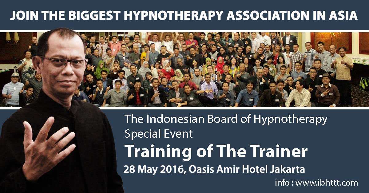 YanNurindra's tweet photo. Raih karir baru Sbg Trainer Hipnotis &amp; Hipnoterapi, Join IBH TTT, Jkt 28 Mei 2016. Info : https://t.co/ftOouwyORH https://t.co/cUct9mupmy