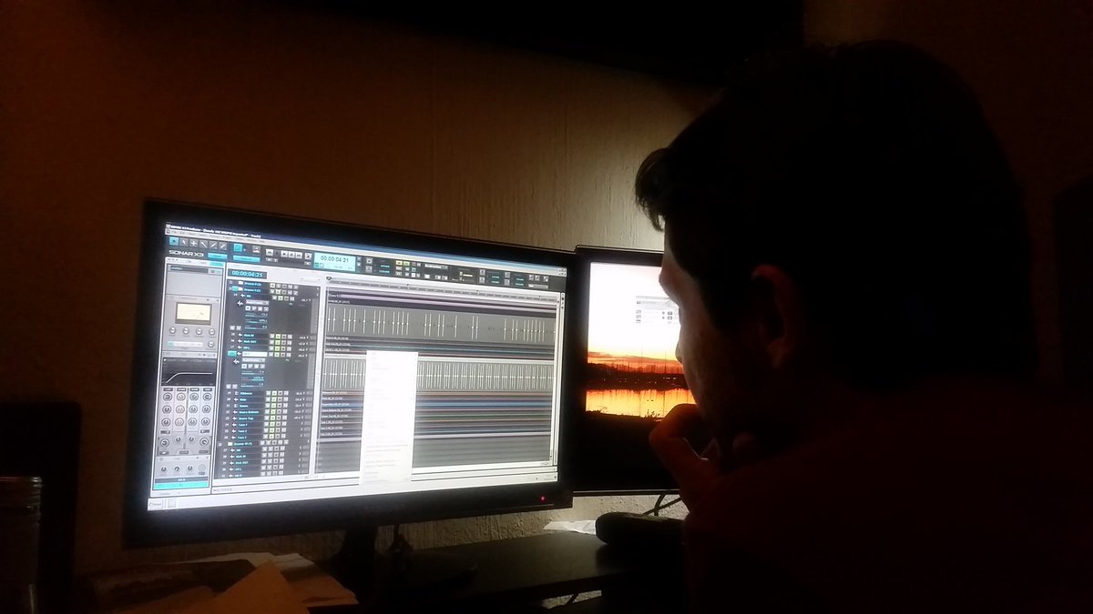 Freakin excited! Started working on a new English album. #newtunes