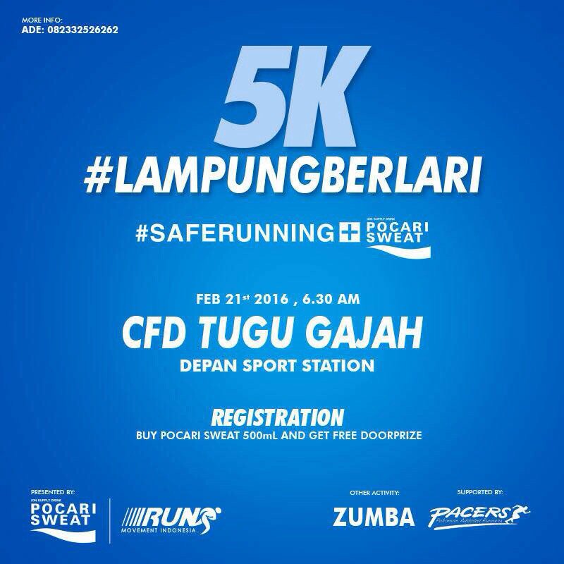 IndoRunnersLPG's tweet photo. #LAMPUNGBERLARI merupakan gerakan untuk mengajak teman, keluarga atau siapapun buat memulai olahraga dengan berlari https://t.co/1bABp1FEoe