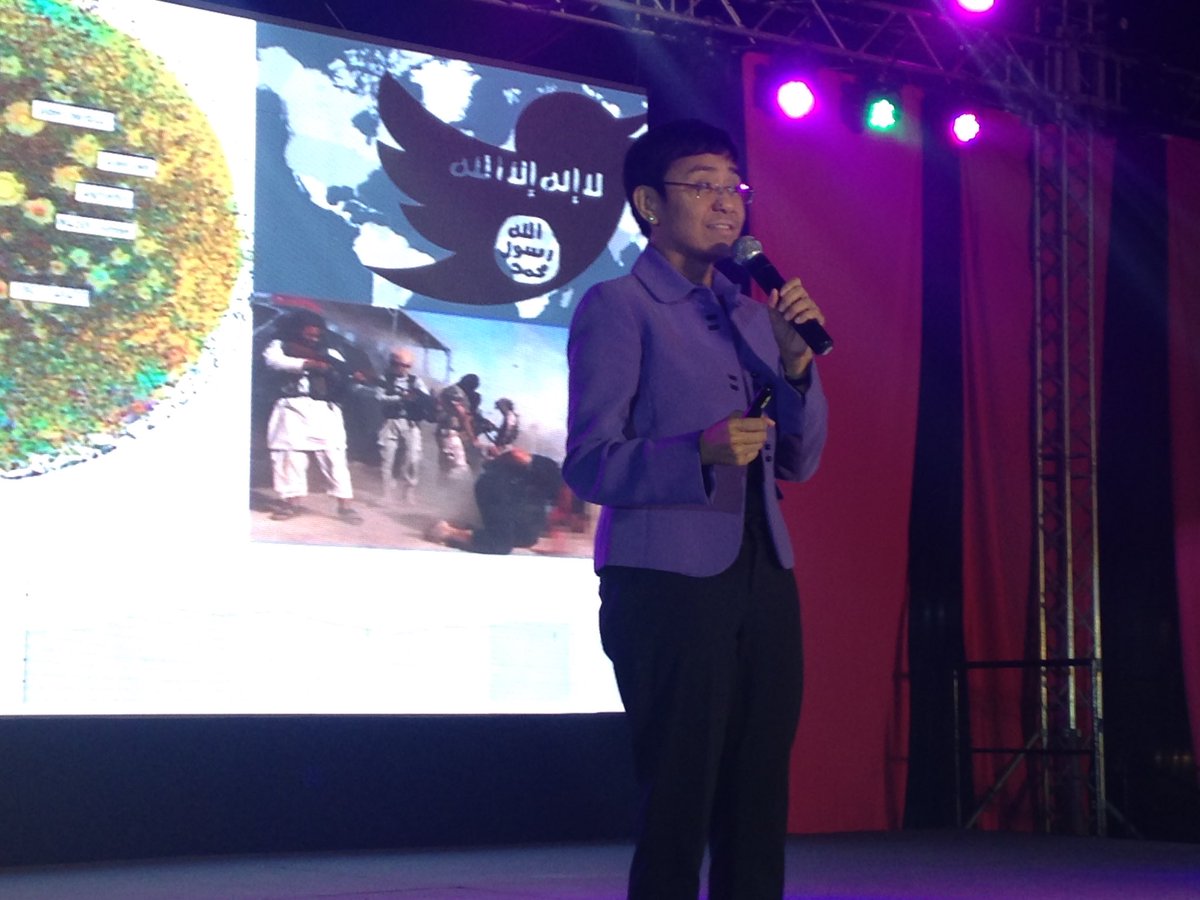 letsgonegosyo's tweet photo. [NOW] @rapplerdotcom CEO &amp; Executive Editor @maria_ressa in today's #GoNegosyo Filipina Entrep Summit. #FES8 https://t.co/RDN4AQ0HDn