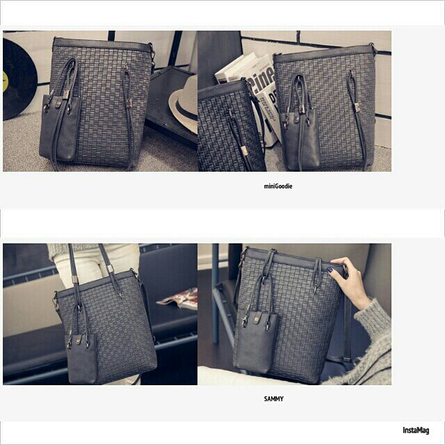 GREY SAMMY in idr 282k. (PU Leather,  Tinggi 35cm Panjang 20cm, zipper, longstrap) #limitedstock