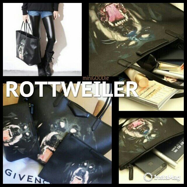 ROTTWEILER in idr 330k. (PUleather, Panjang 51cm Tinggi 50cm) 3in1,Tote Bag, Medium &amp; small pouch