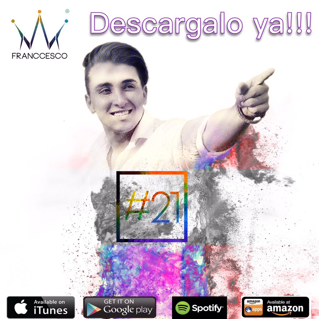franccescofan's tweet image. Ya puedes descargar mi nuevo álbum  #21 por Franccesco
itun.es/mx/kdSRab