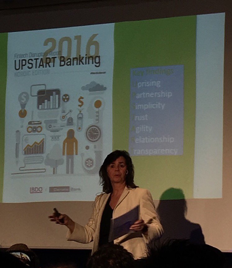 S_Hannestad's tweet photo. Fintech Disruptors Report 2016 - Nordic Edition launched at #techliveoslo @FintechMundi #fintechdisruption #fintech https://t.co/Ywnb9e7lKf