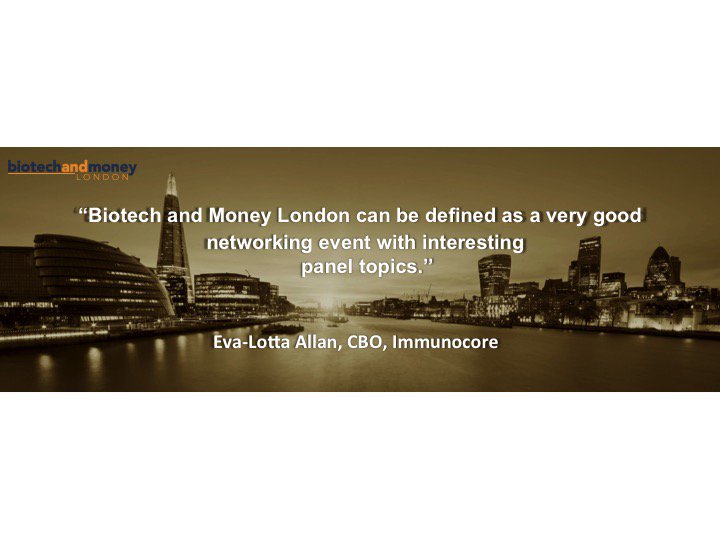 LSXLeaders's tweet photo. Eva-Lotta Alan CBO @Immunocore #BMLDN2016. Check out the event report https://t.co/bEdeIq46dS https://t.co/gfltp14qp2