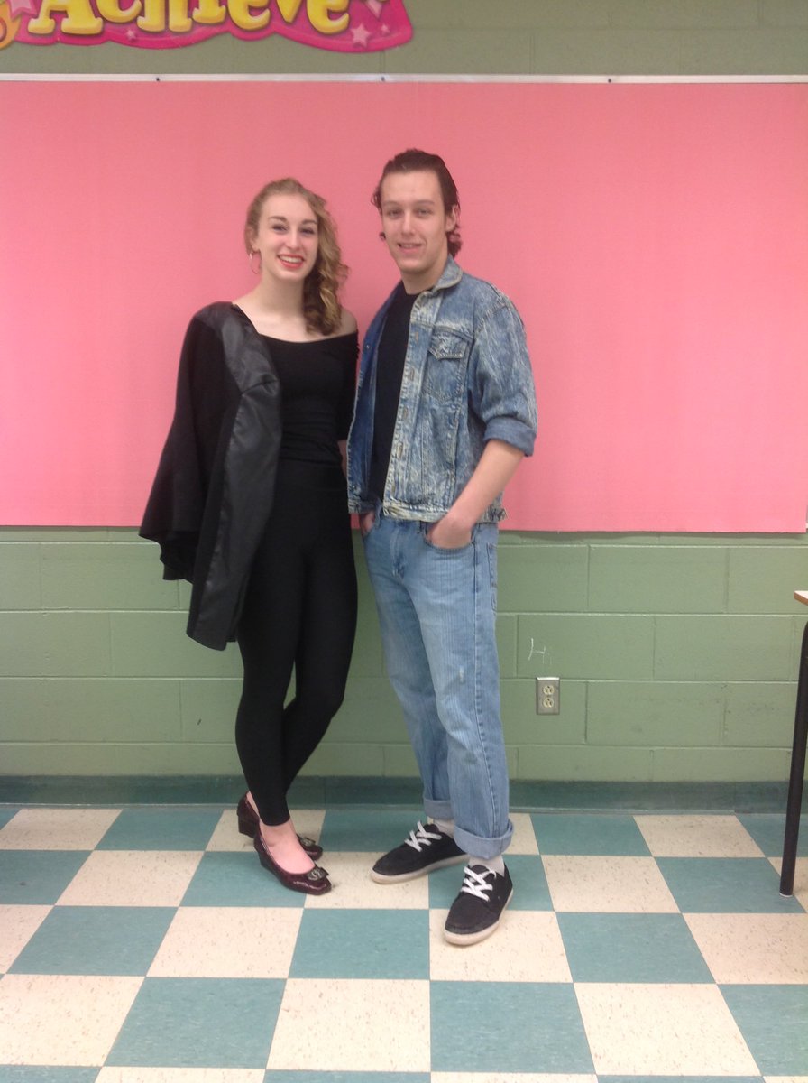 <a href="/TATwolves/">Tricentia Academy</a> 'Sandy' and 'Danny' from Grease #Grease #RetroDay #Educationweek