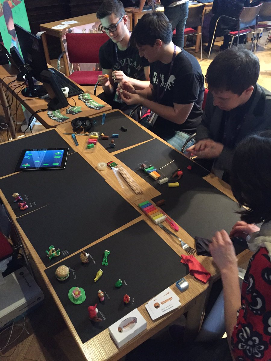 ClayburgerGames's tweet photo. Create your very own hand-made clay character for #Hopply at #CEGC2016 https://t.co/6JhMP4v3Jj