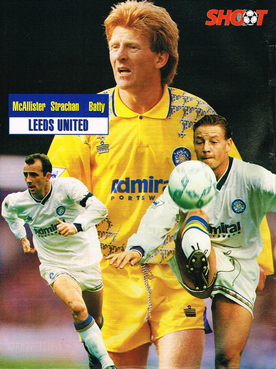 ScotsFootyCards's tweet image. #GaryMcAllister #GordonStrachan #DavidBatty #LeedsUtd #Shoot! 1993-01-02