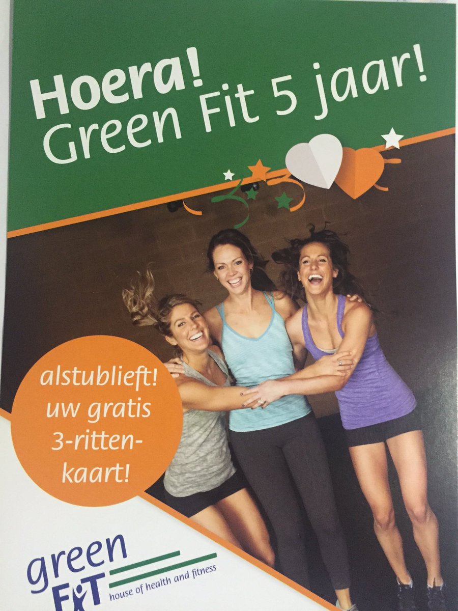 1 maart bestaan we 5 jaar! We vieren dit lustrum met een feestweek. Kom gezellig langs! green-fit.nl