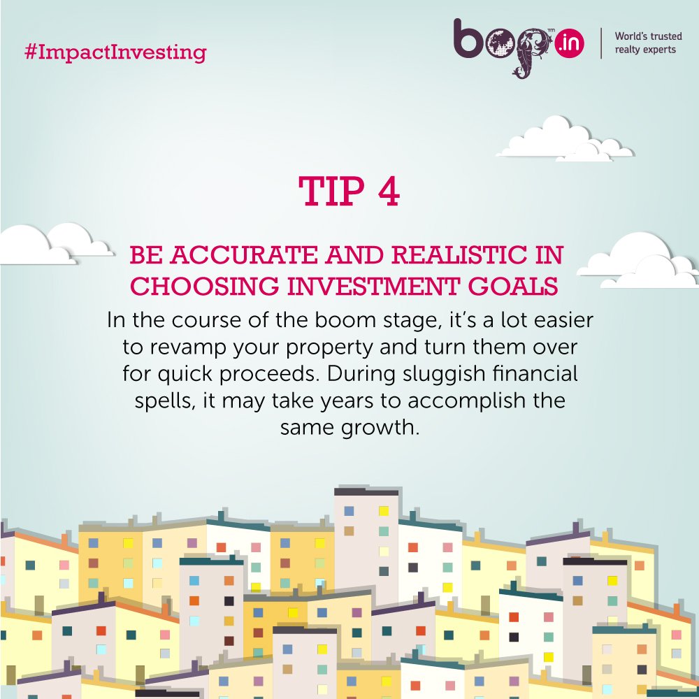 BOPGrp's tweet photo. #ImpactInvesting 

#Tip4 accurate and realistic when it comes choosing investment goals.
#RealEstate #Investment https://t.co/XejD3h6tRA