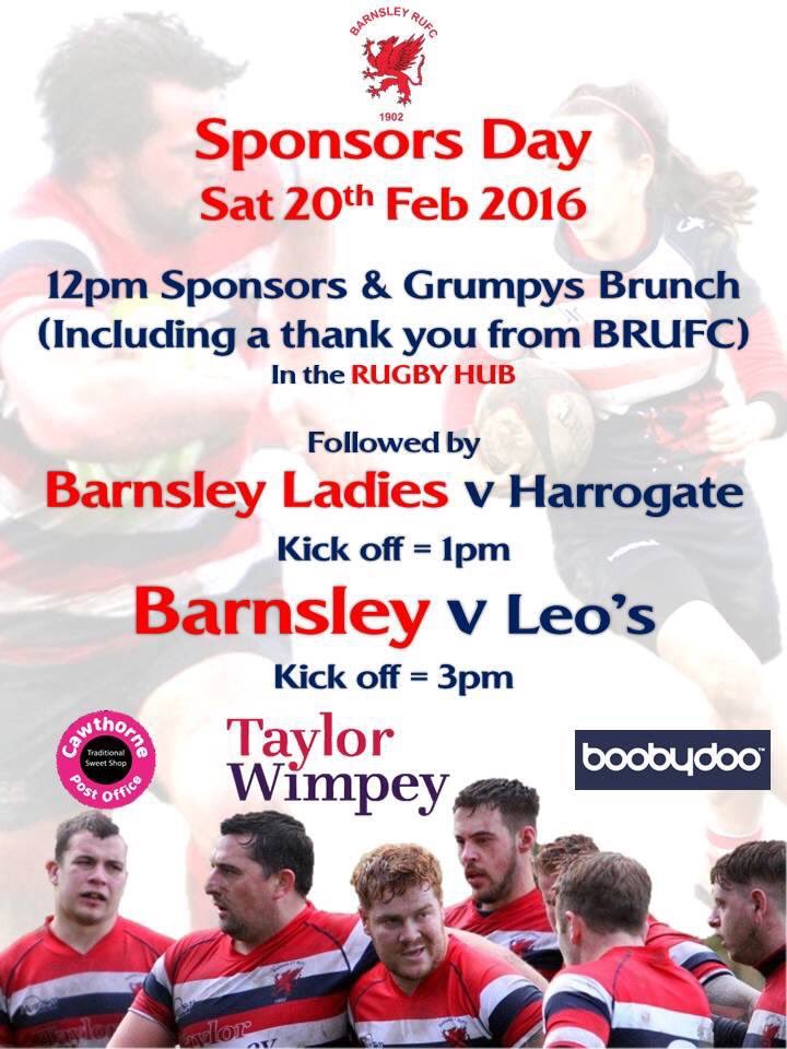 Shaw_LaneSC's tweet photo. Sponsors Day @BarnsleyRUFC ! Join us on sat for a rugby day! #Barnsleyhour #barnsleyis #barnsleybusinesses https://t.co/lO9HAsfz5F