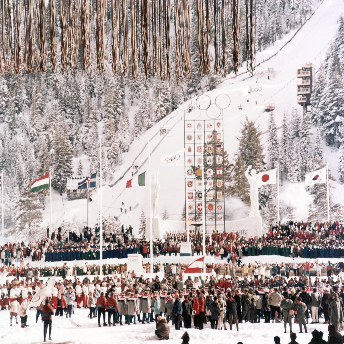 TODAYshow's tweet photo. 56 years ago today...Opening Ceremony for the Winter #Olympics in Squaw Valley, California https://t.co/DO97fl5CPY