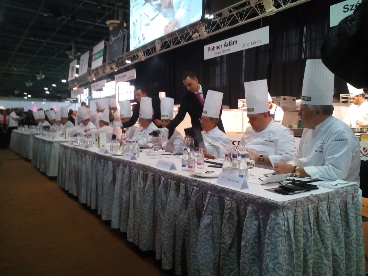 bocusehungary's tweet photo. The judges are set, tasting will begin in 15 minutes https://t.co/9xQXTuJSPP