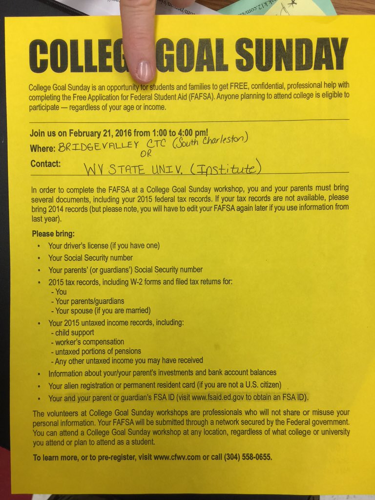 SHSremind's tweet photo. Still haven't filled out your FAFSA? No problem! Bridgevalley is hosting a workshop on Feb 21 from 1-4PM. https://t.co/eBLfGC9W0Q