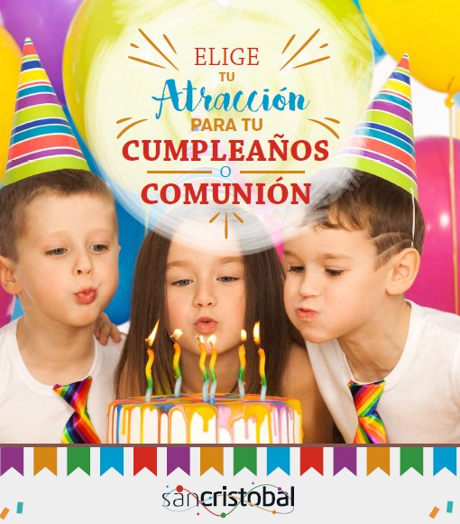 ¡Celebra la Comunión de tu hij@ con nosotros! en <a href="/grpsancristobal/">SanCristobal</a> te ofrecemos todos los servicios para tu evento.