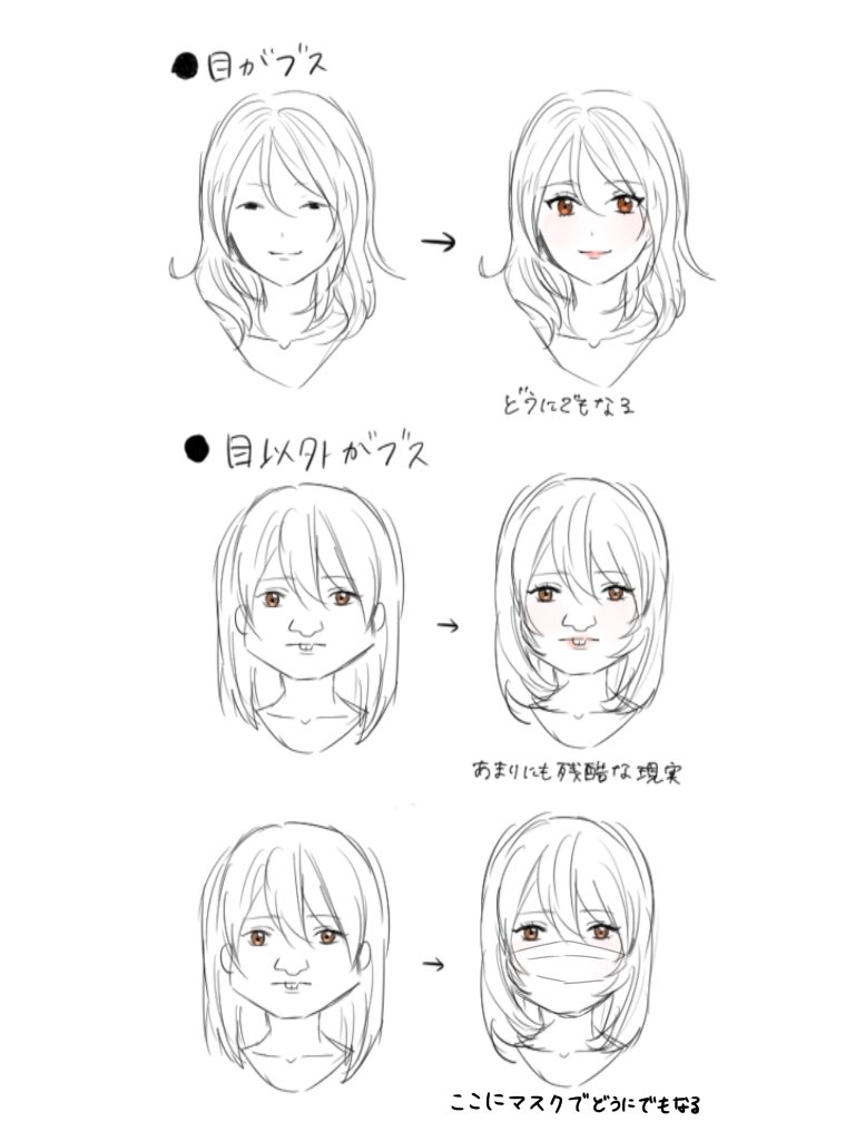 目だけブス どうにかなる 目以外がブス どうにもならない に共感の嵐 鼻と口と骨格は直せないからな 怒 Togetter 目だけブス どうにかなる 目以外がブス どうにもならない に共感の嵐 鼻と口と骨格は直せないからな 怒 Togetter