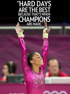 JShorette's tweet photo. Hard days are the best because that's when champions are made! #bethebestyoucanbe #girlpower https://t.co/5cy71pdSoM