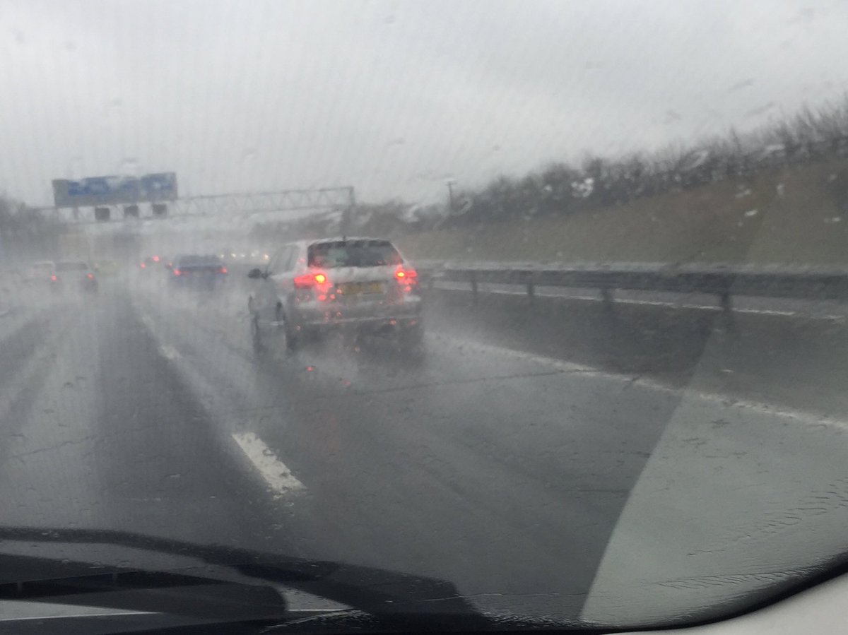 M6 yesterday. 80% of #foglightbellends were Audis just like this one, &amp; 80% of those were white Audis. Just Sayin.