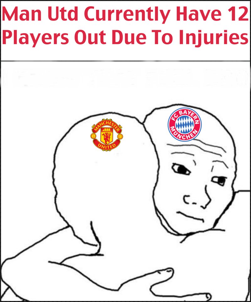 Trolling_FC's tweet photo. Manchester United and FC Bayern München https://t.co/OicHTO0jtJ
