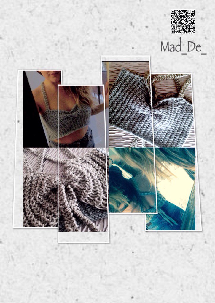 Mad_De_'s tweet photo. #handmade #CropTop #knitting __ obsessed with bow 🎀👑 @Mad_De_ https://t.co/p3xjecZRYB